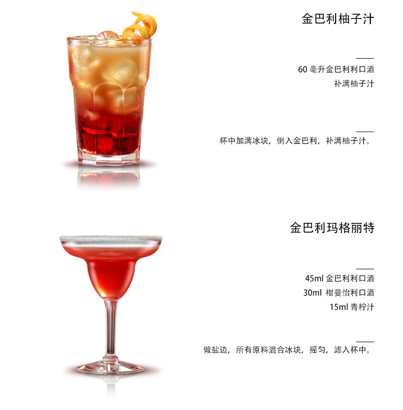 金巴利(campari)苦味利口酒 力娇酒 意大利进口洋酒 苦酒 750ml
