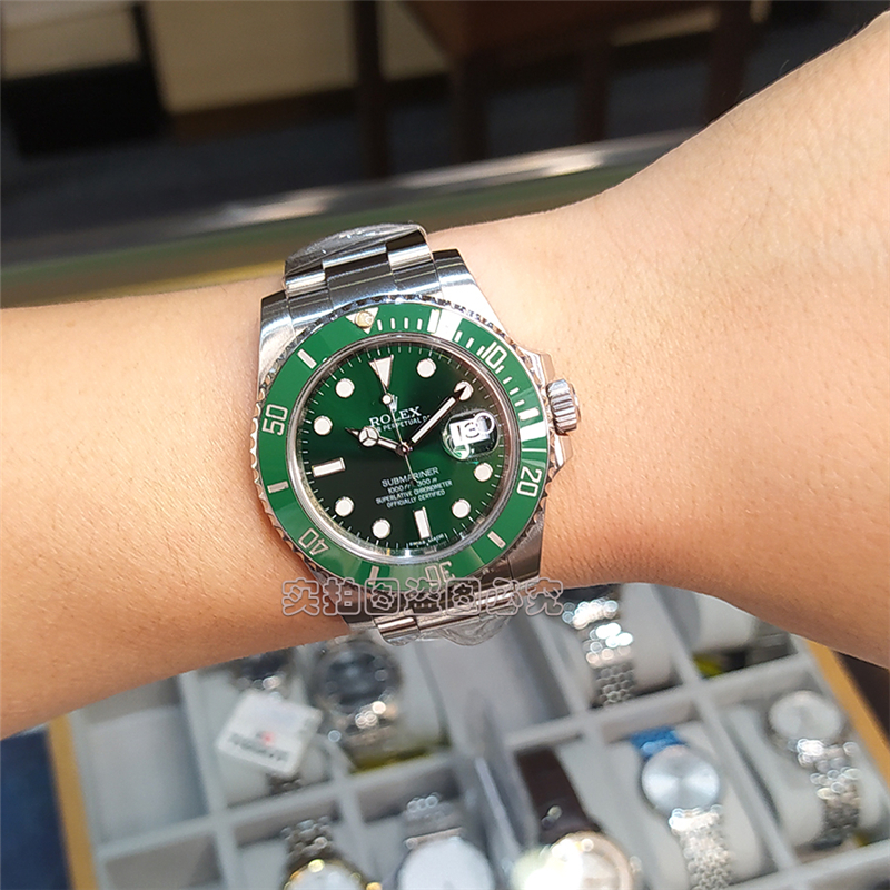 [二手a级别t]rolex/劳力士潜航者型绿水鬼116610lv