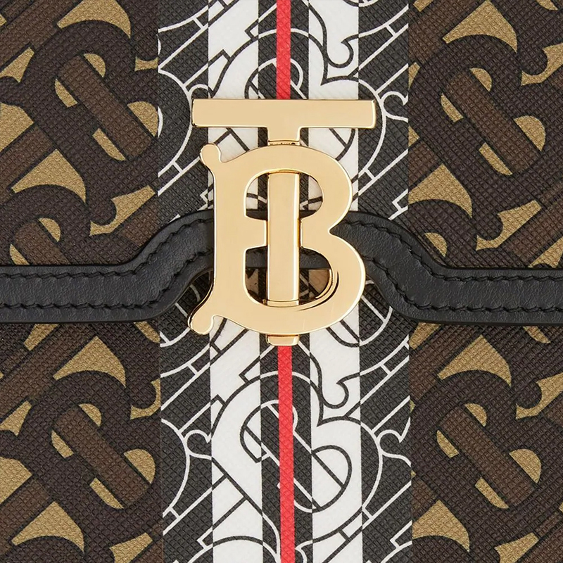 【21秋冬新款】]burberry/博柏利 monogram系列女士棕色tb标识百搭单