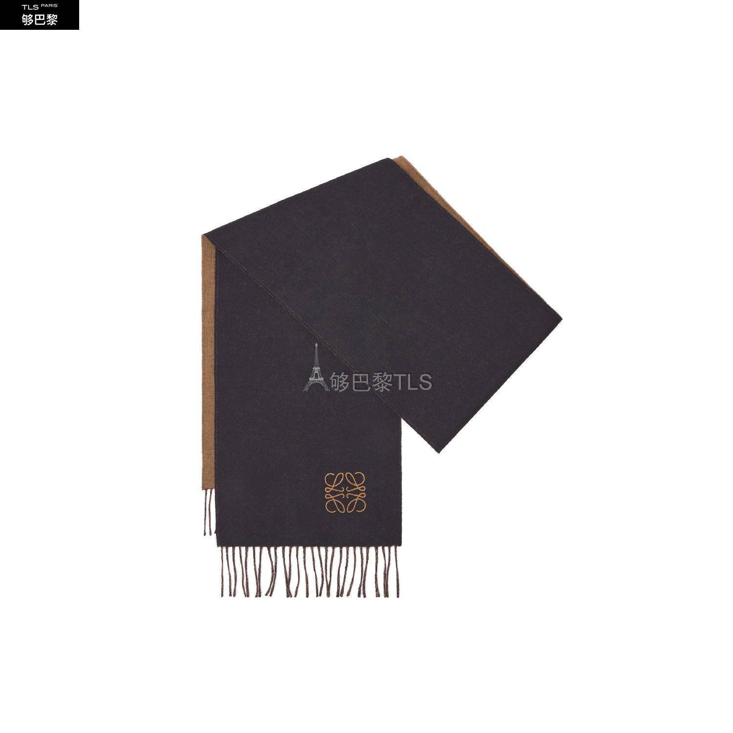 【包邮包税】 loewe罗意威 21年秋冬 男士 围巾 bicolour scarf in