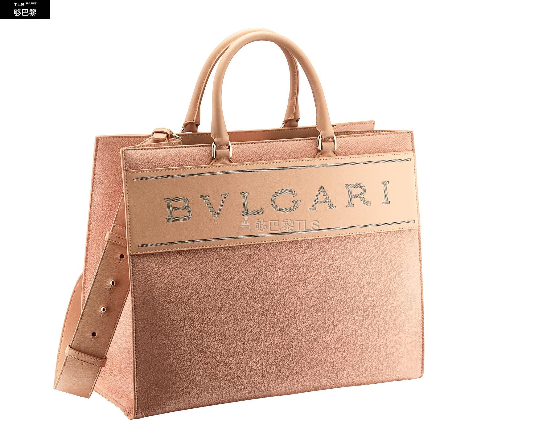 【包邮包税 bvlgari宝格丽 21年秋冬 女士 手提包 bvlgari logo