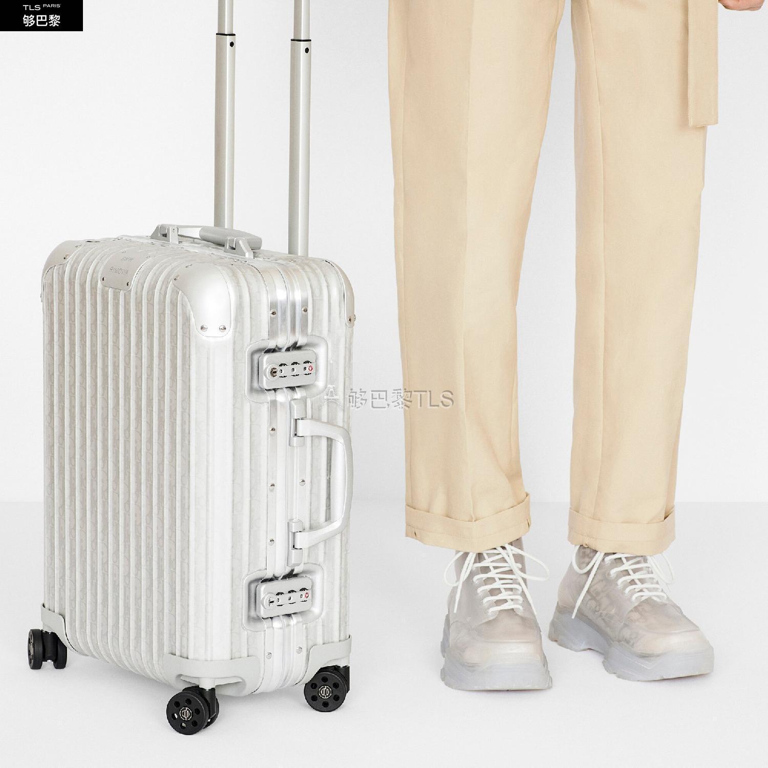 【包邮包税】 dior迪奥 21年秋冬 男士 旅行箱 dior x rimowa 登机箱