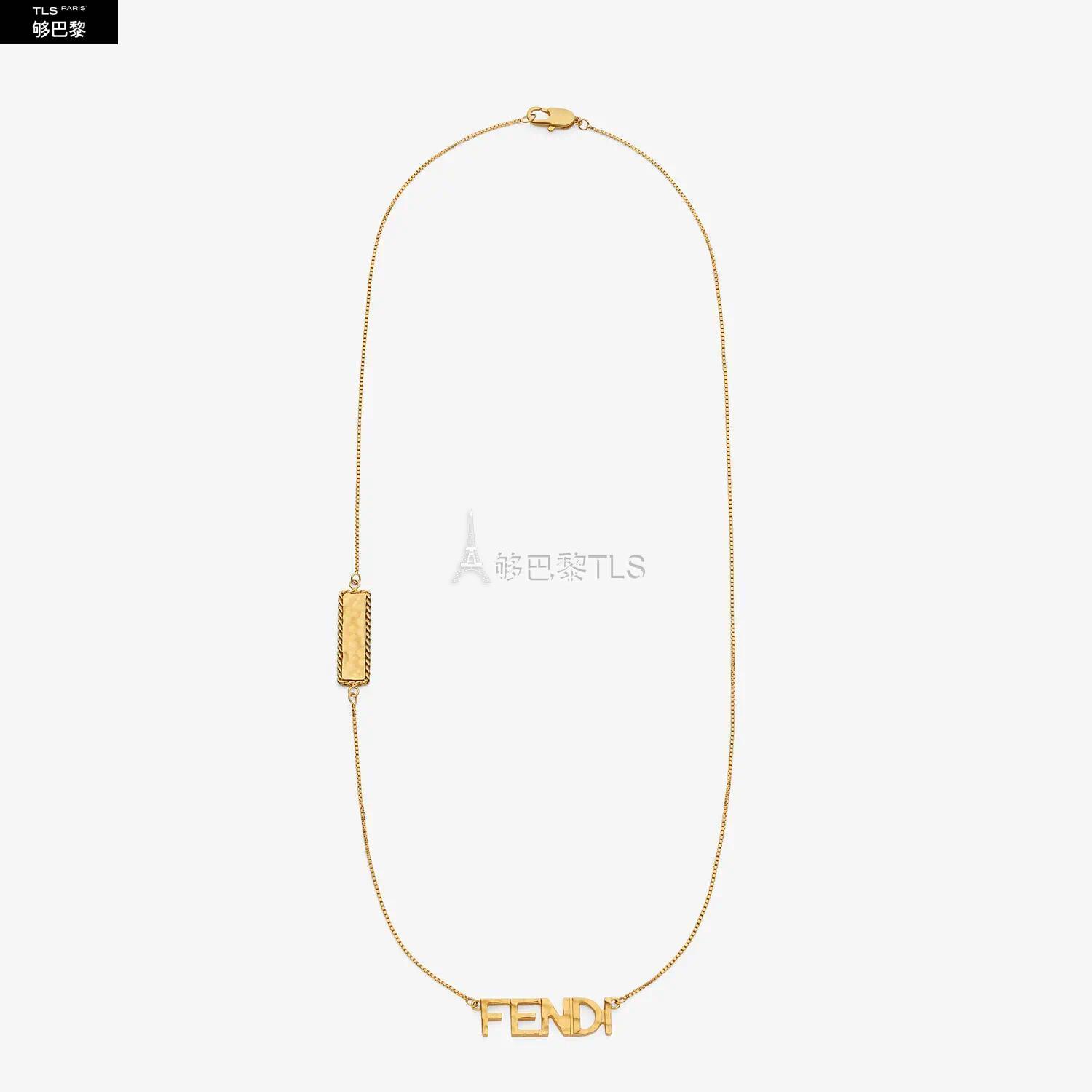 【包邮包税】 fendi芬迪 21年秋冬 男士 项链 fendi roma项链 7aj532