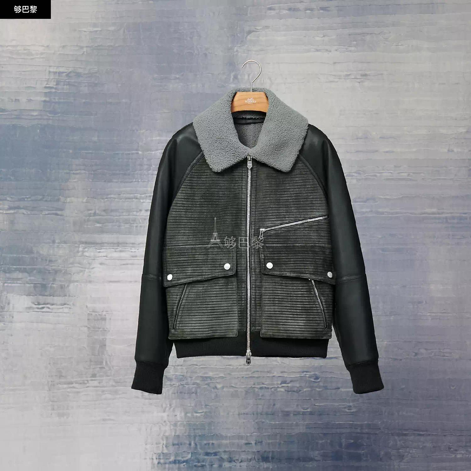 HERMES HERMES 22 Blouson Bord cote hermes-hermes-22-blouson-bord-cote