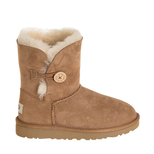 【17秋冬 ugg/ugg 真皮 时尚 棉靴 驼色 儿童棉鞋/靴子 clu