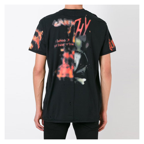 givenchy/纪梵希 男士 纯棉 图案印染 短袖t恤 os