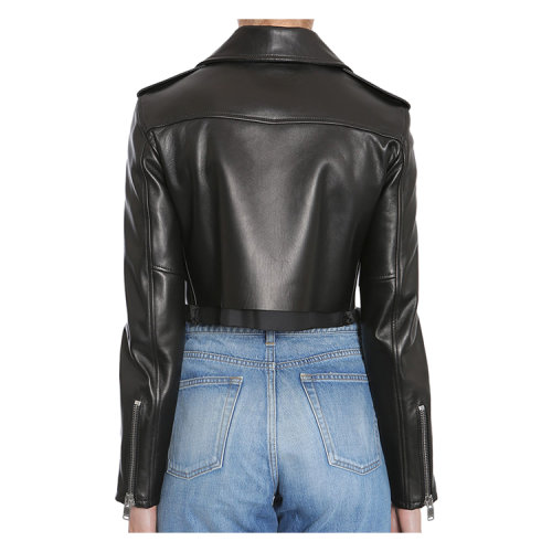 saintlaurent皮衣,saintlaurent卫衣 新品yvessaintlaurent圣罗兰女士经典皮衣eb