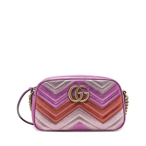 GUCCI\/古驰 19春夏 女士 斜挎包 GG Marmont 2.0 链条包 3601