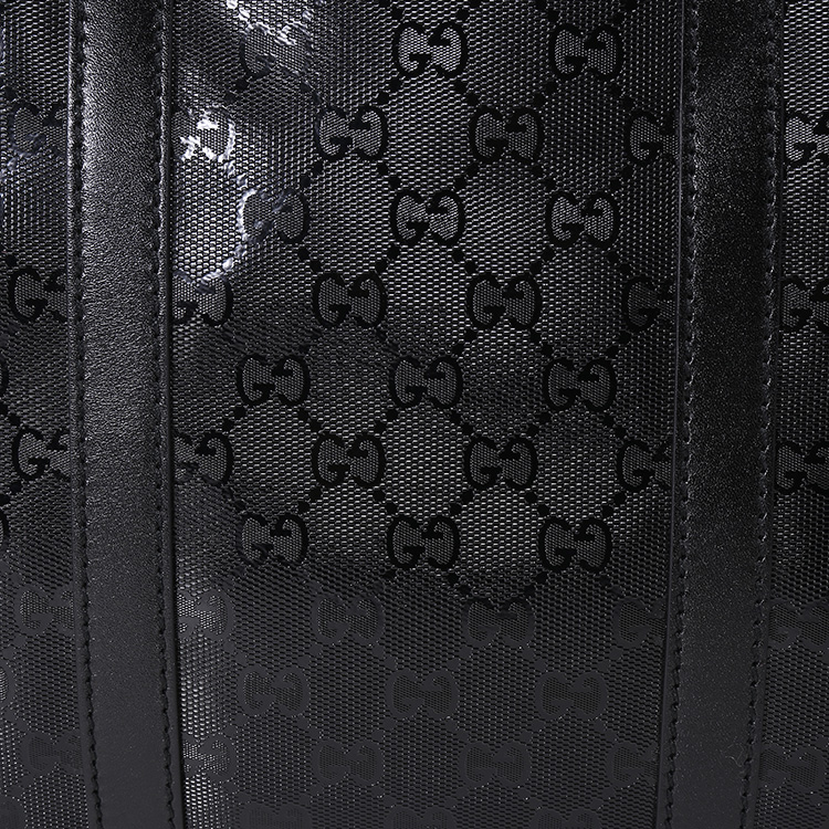 Guccilogo黑色壁纸,guccilogo壁纸 gucci(古驰) #黑色logo图案水晶亮面pvc男士公文包