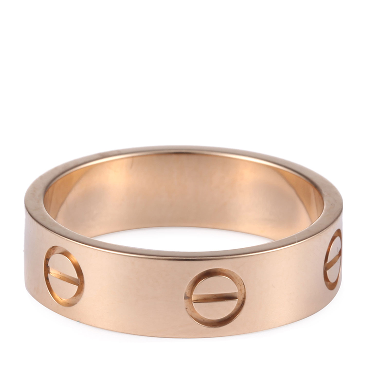cartier(卡地亚) love系列18k黄金戒指56