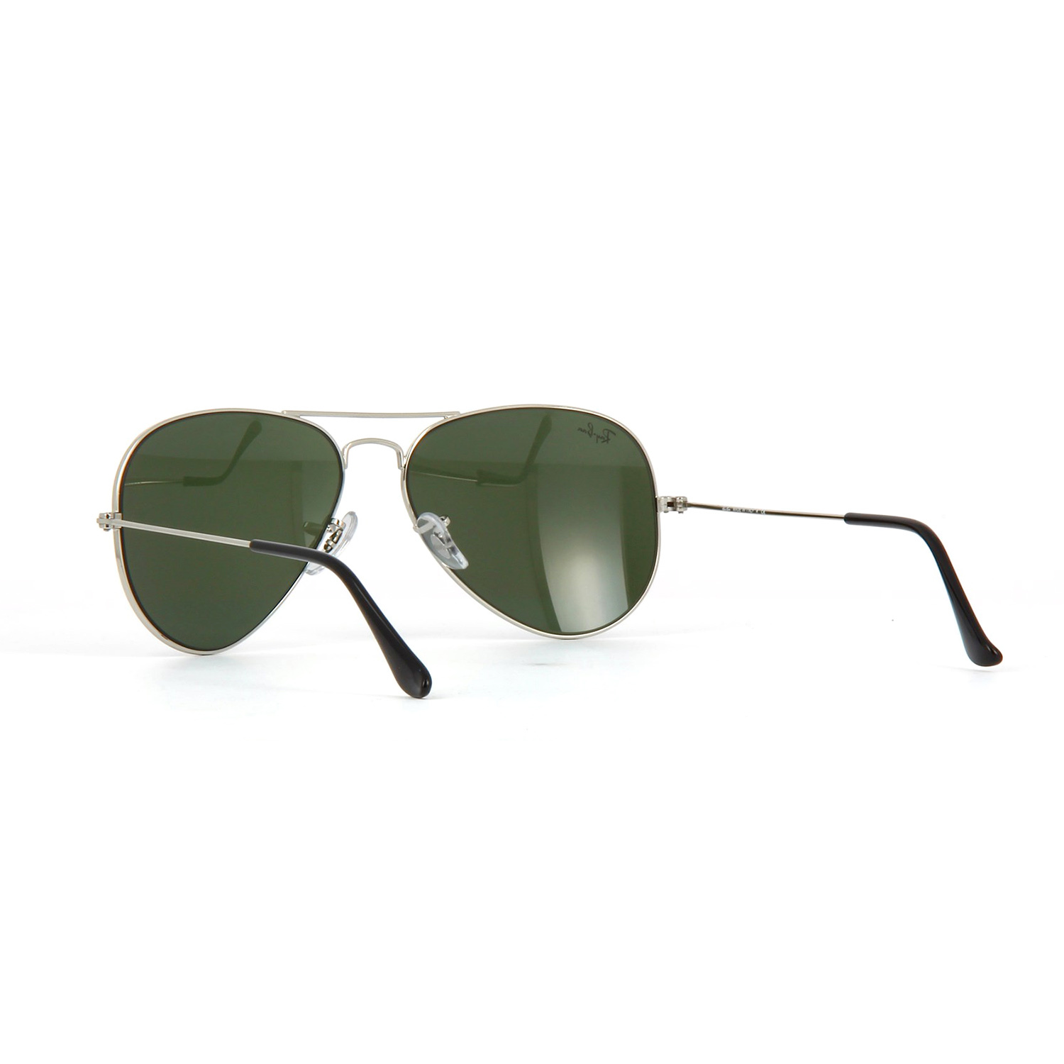 ray-ban/雷朋 眼镜 aviator 经典飞行员太阳镜 银色镜架 水晶浅蓝色