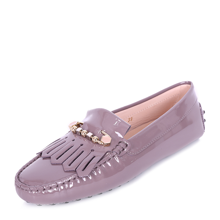 【tods托德斯 女士乐福鞋】tods/托德斯女士漆皮豆豆鞋 o/eu【正品