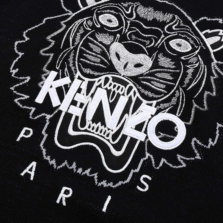 kenzo 高田贤三 2017新款印群虎头舒适修身男士短袖 tee
