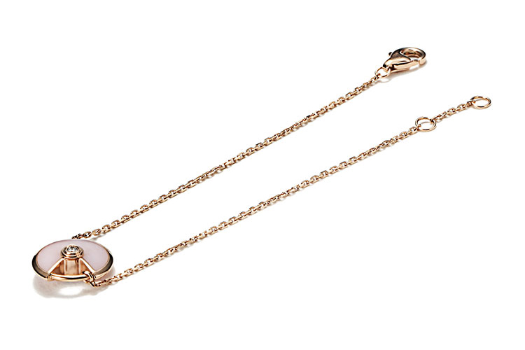 cartier(卡地亚) amulette de cartier系列18k玫瑰金手链 ch