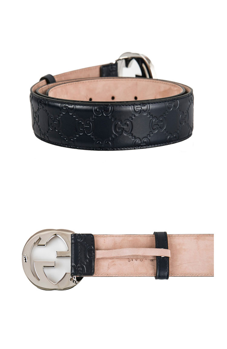 gucci腰带固定绳图解,gucci腰带固定绳剪了 gucci/古驰 男士金属双g带头复古双g压花牛皮腰带腰带 411924