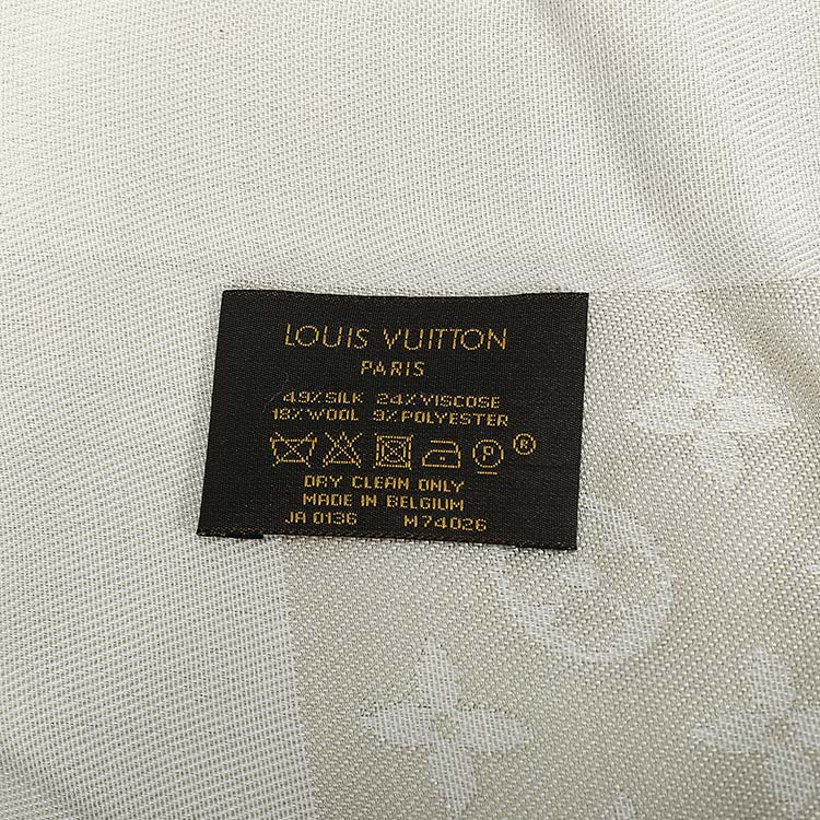 louis vuitton(路易威登) 白色羊毛披肩