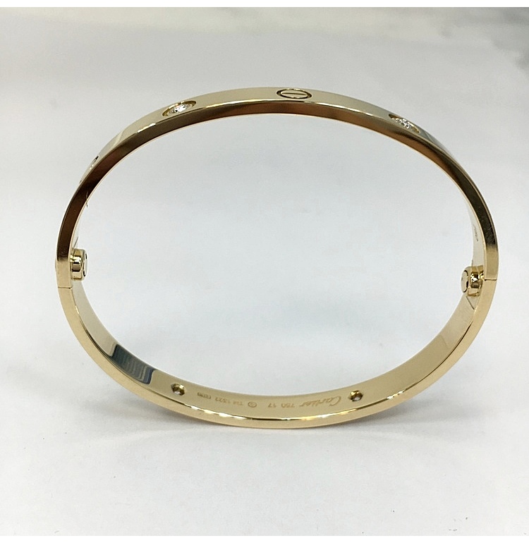 cartier(卡地亚) #love系列18k黄金手镯17