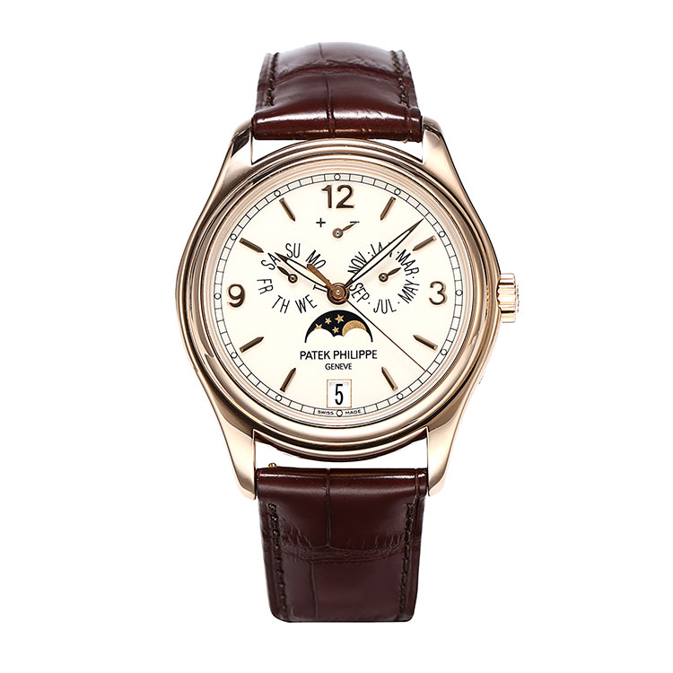 patek philippe(百达翡丽) 复杂功能计时系列男士自动机械腕表5146r