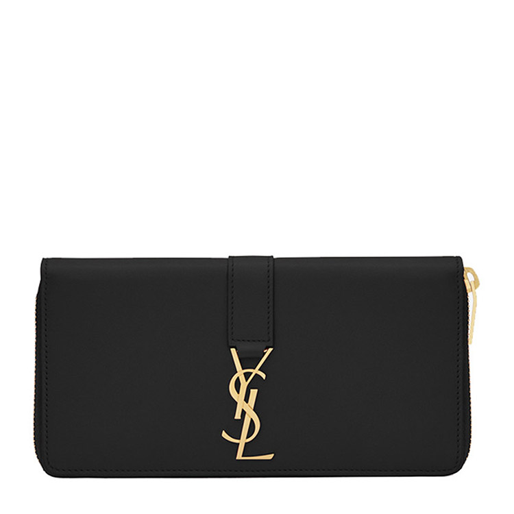 saint laurent logo,Balenciaga logo yves saint laurent/圣罗兰 牛皮ysl金属logo标黑色女士长款钱包