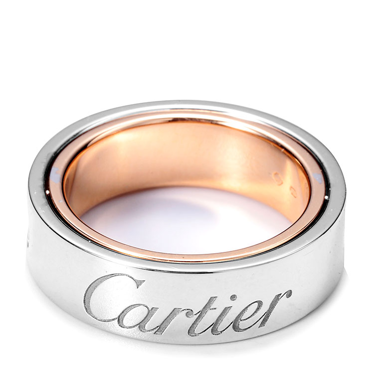 指环】cartier(卡地亚) love系列18k白金/黄金变形戒指47#【正品 价格