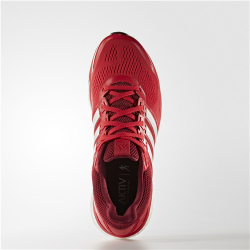 adidas 红色 supernova sequence boost 8 透气支撑跑步鞋 bb4054