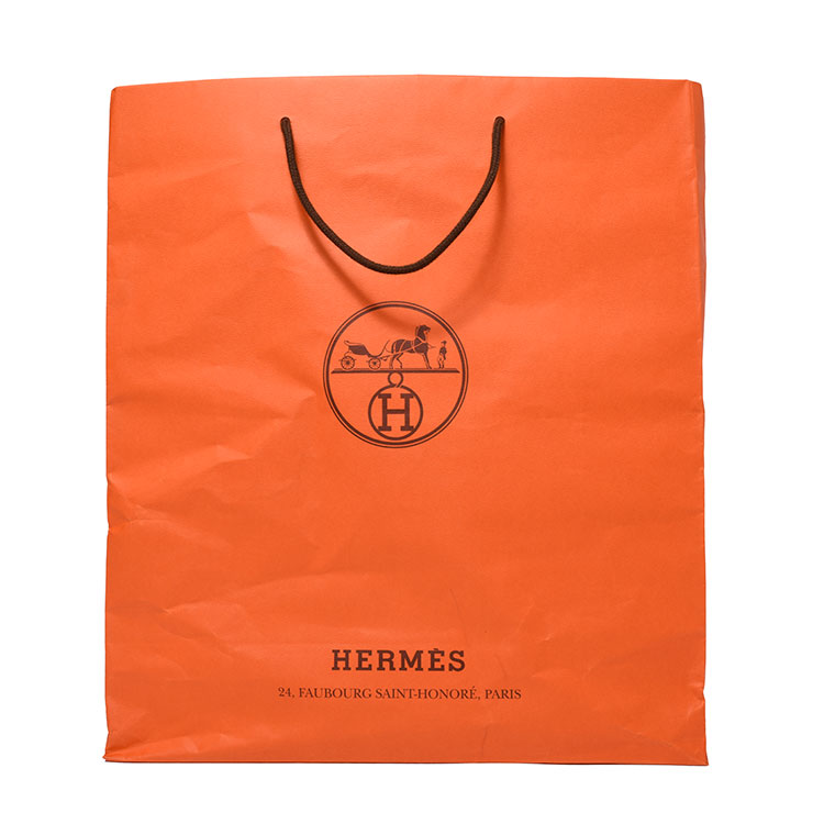 hermes(爱马仕) 白色帆布涂鸦手提包
