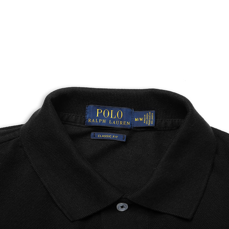 polo ralph lauren(拉夫劳伦马球) *男士黑色纯棉经典小马标t恤 m