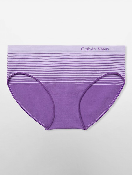 calvin klein underwear 女士无痕竖条纹内裤 51463549