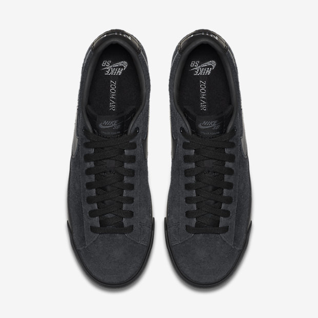 nike 深灰/黑 sb blazer low gt 男士低帮滑板鞋 704939-002