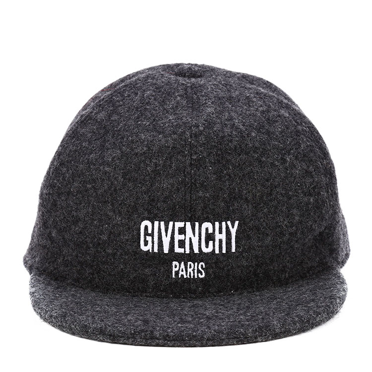 【givenchy纪梵希 帽子】givenchy(纪梵希 灰色毛呢款棒球帽【正品