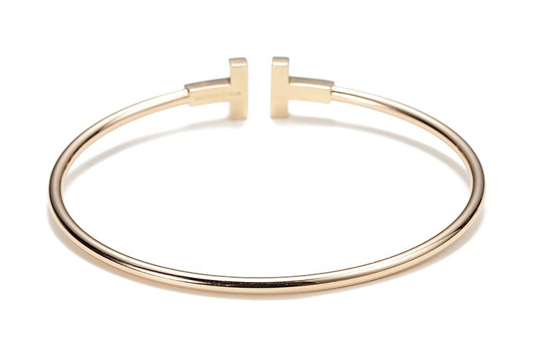 tiffany & co.(蒂芙尼) tiffany t系列18k黄金手镯
