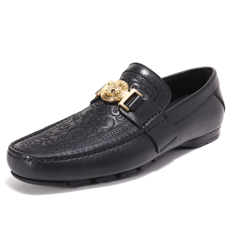 versace/范思哲男士黑色牛皮男士休闲鞋【官方授权】