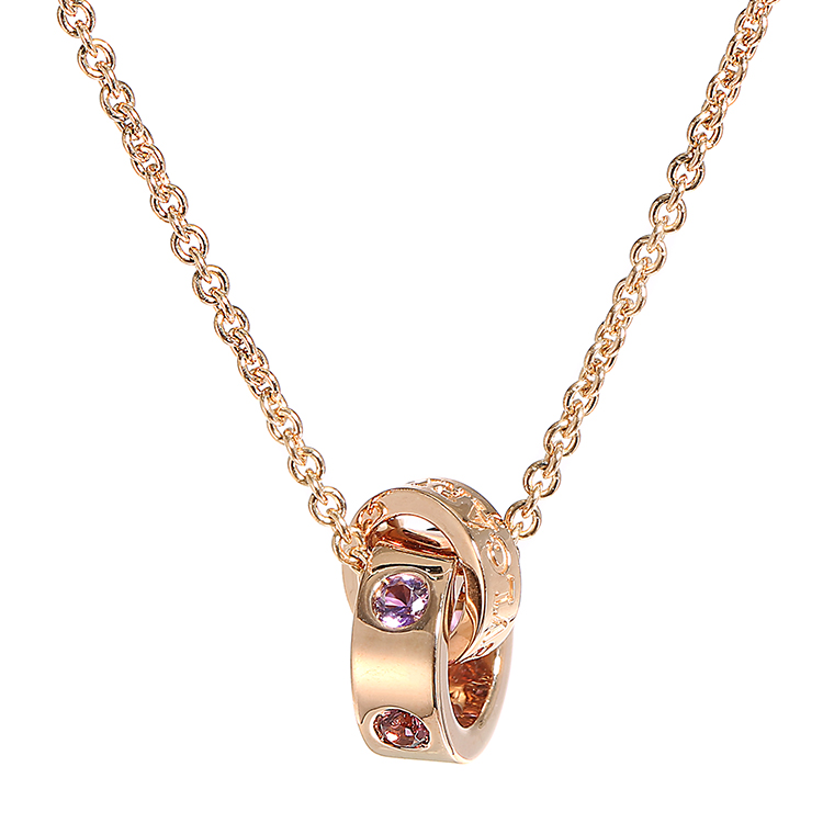 bvlgari(宝格丽) bvlgari系列18k金镶水晶/碧玺项链