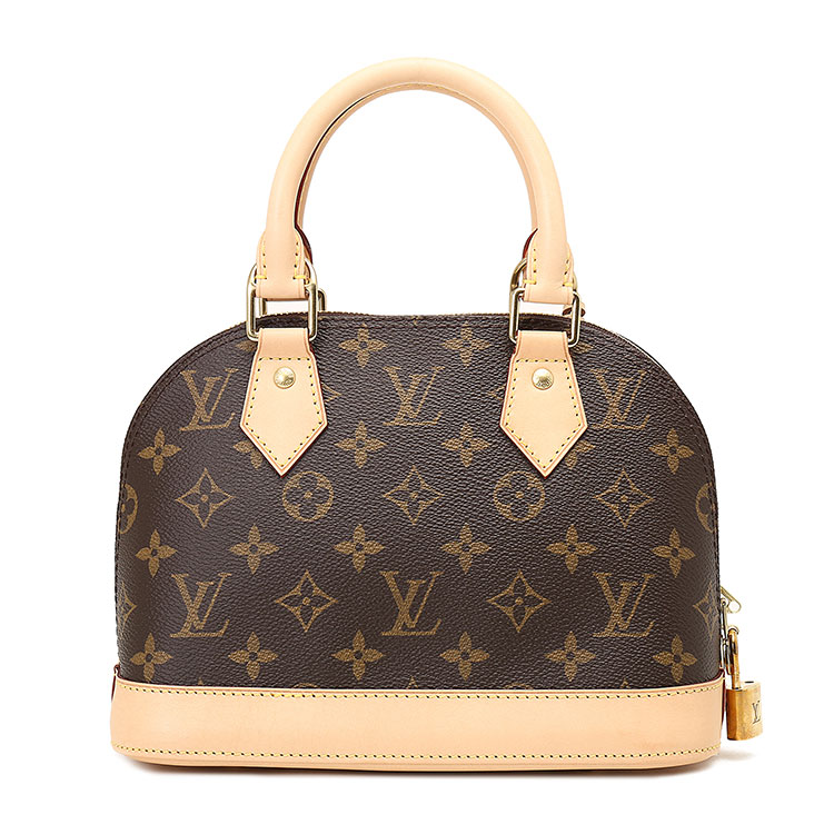 louisvuitton/路易威登alma bb系列monogram 帆布女式两用包m53152