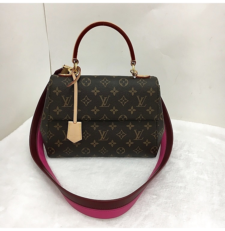 louis vuitton(路易威登 老花色cluny bb两用包