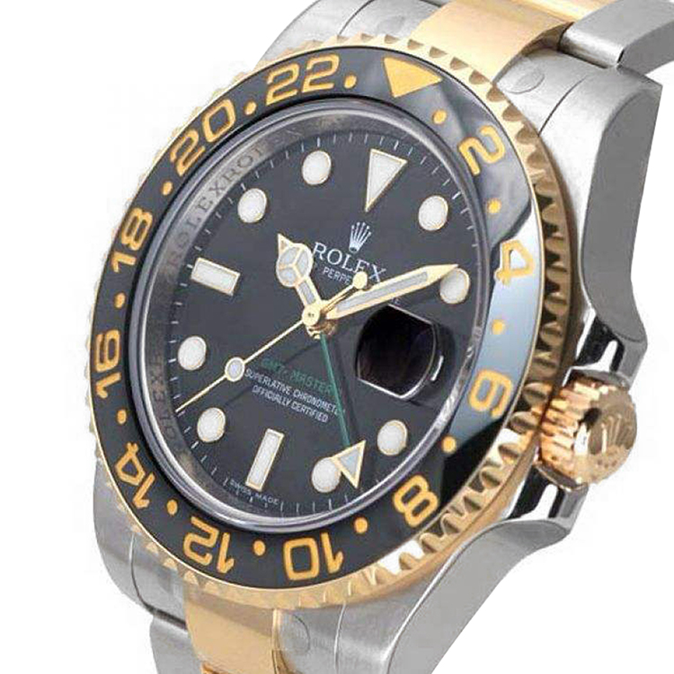 rolex/劳力士格林尼治型ii系列男式自动机械腕表116713ln