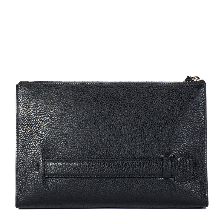 bally/巴利#黑色皮质手拿包