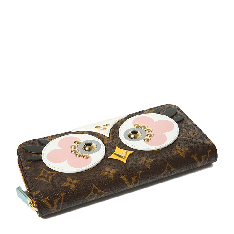 louis vuitton(路易威登) 17限量猫头鹰(小鸡)图案zippy 拉链钱夹