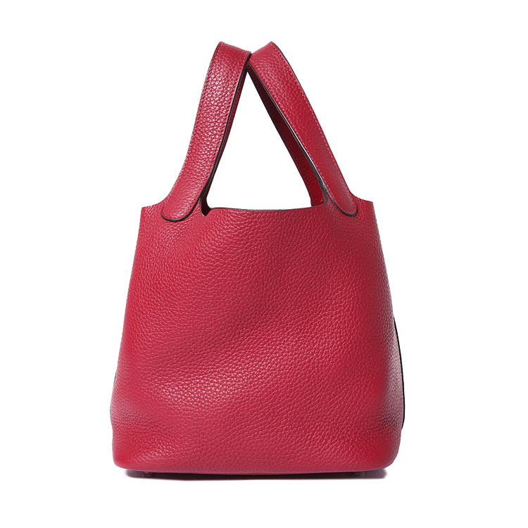 包】hermes(爱马仕) k1石榴红皮质手提包 pictoin 18 ch【正品 价格