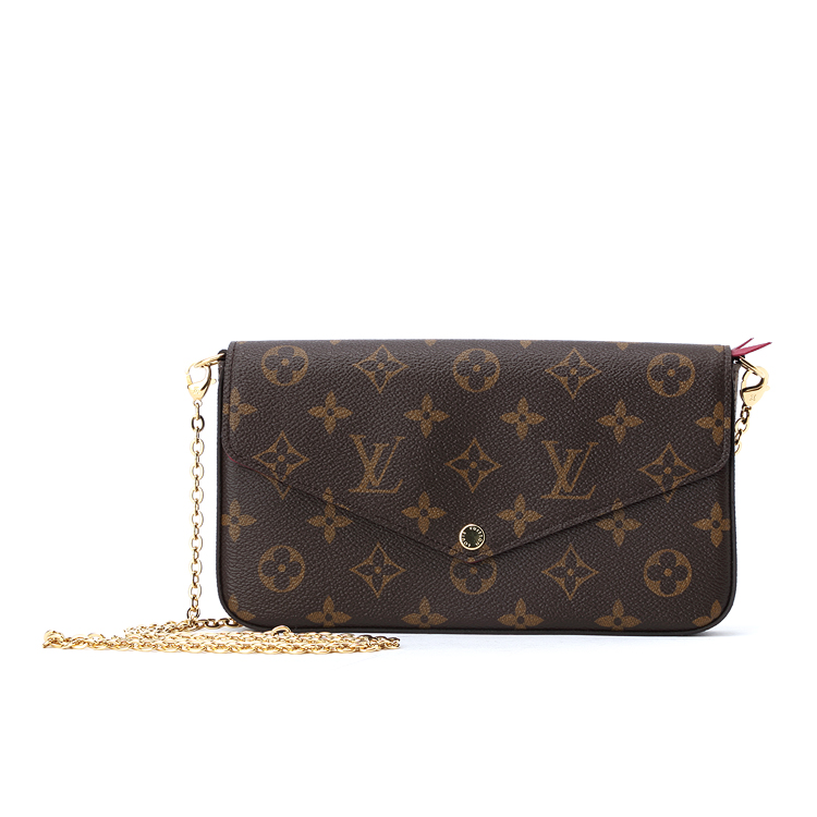 louis vuitton(路易威登) 老花色pochette felicie 斜挎包