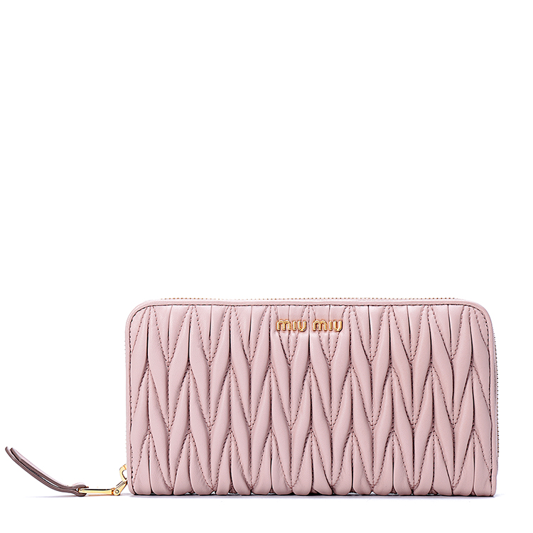 miumiu包包真假辨别,gucci包包真假鉴别 【包邮包税】miumiu/缪缪 女士丰富褶皱纹理字母logo装饰羊皮钱包 sp