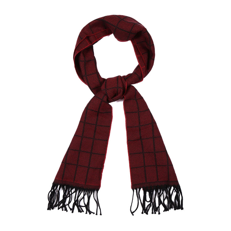 al.bi scarf 围巾 red & black