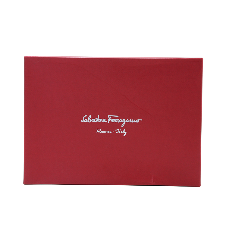 salvatore ferragamo(菲拉格慕) # 黑色logo压纹皮质手拿包