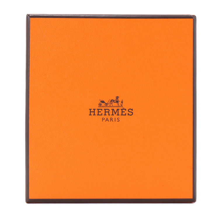 hermes(爱马仕) 橘色h金属项链