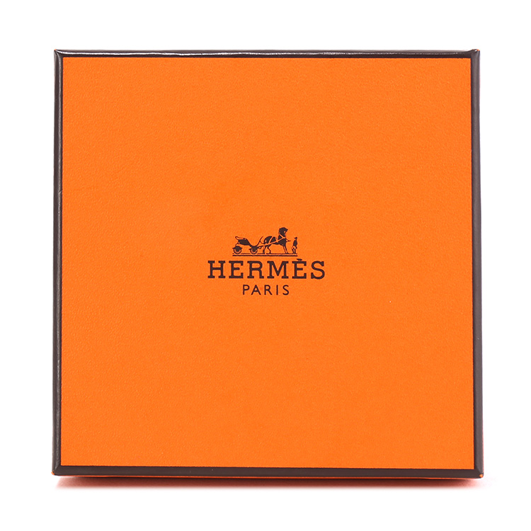 hermes(爱马仕 灰色皮质金kelly扣皮手环