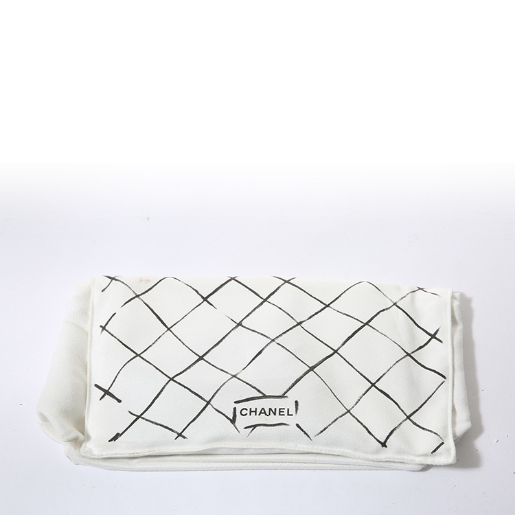 CHANEL(香奈儿) 黑色皮质金链单肩包cf