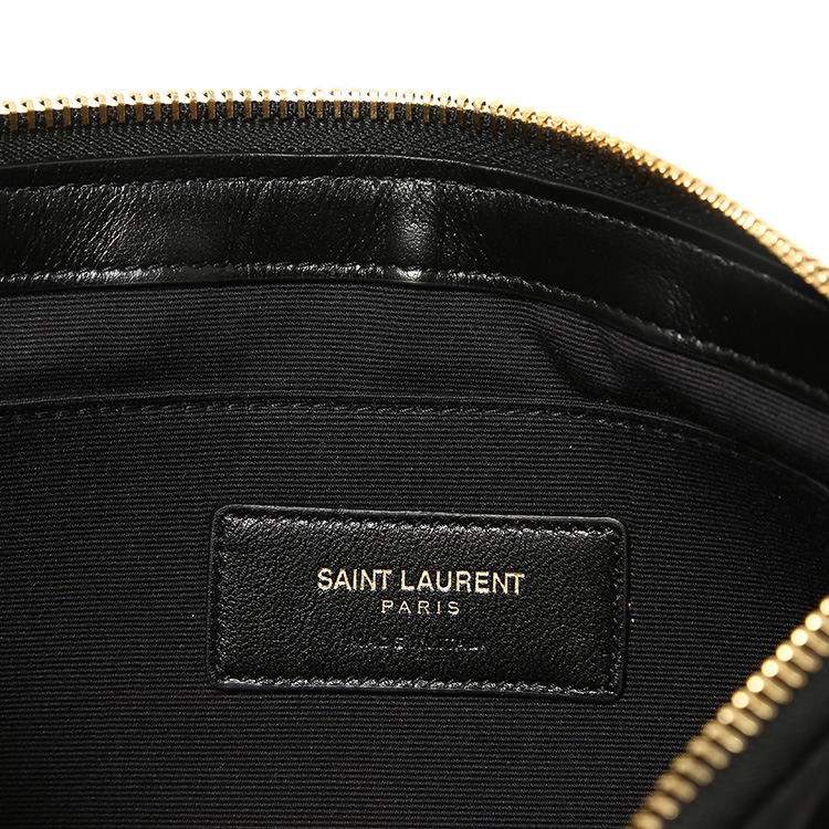 saint laurent logo,Balenciaga logo yves saint laurent(圣罗兰) #黑色皮质经典logo格纹女士手拿包