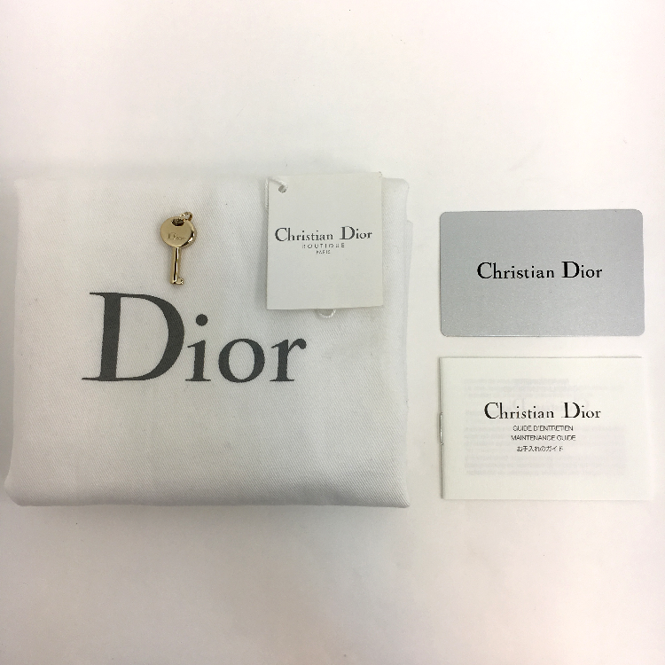 dior(迪奥) #黑色皮质女士单肩包