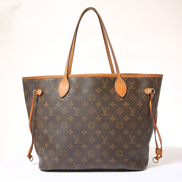 louisvuitton/路易威登neverfull系列monogram帆布女式单肩包m40156