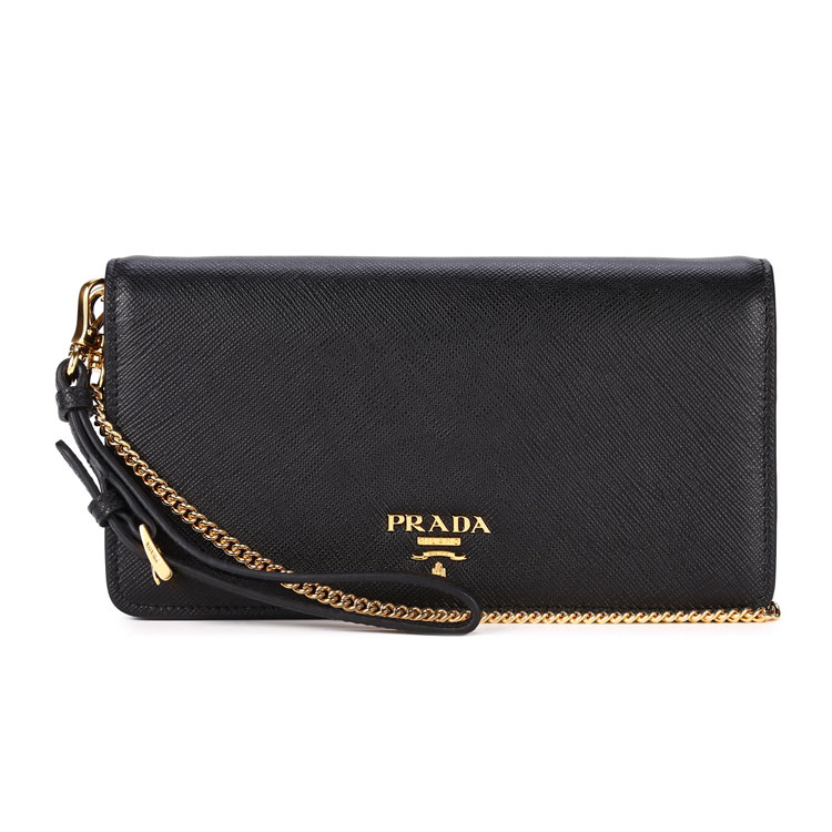 prada(普拉达) 黑色皮质链条包